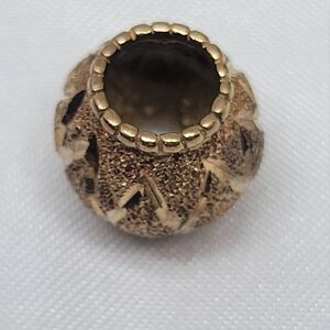Solid 10k Yellow Gold Vintage Pandora Pendant Charm